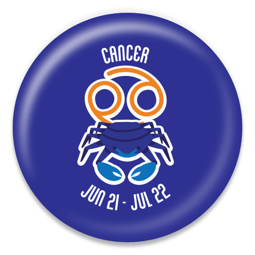 Cancer - Zodiac in Blue