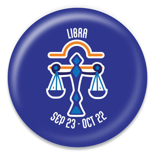 Libra - Zodiac in Blue