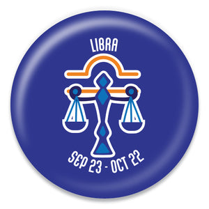 Libra - Zodiac in Blue
