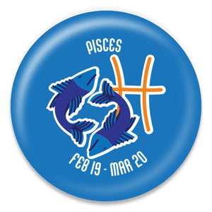 Pisces - Zodiac in Blue