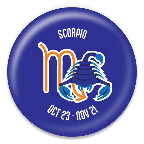 Scorpio - Zodiac in Blue