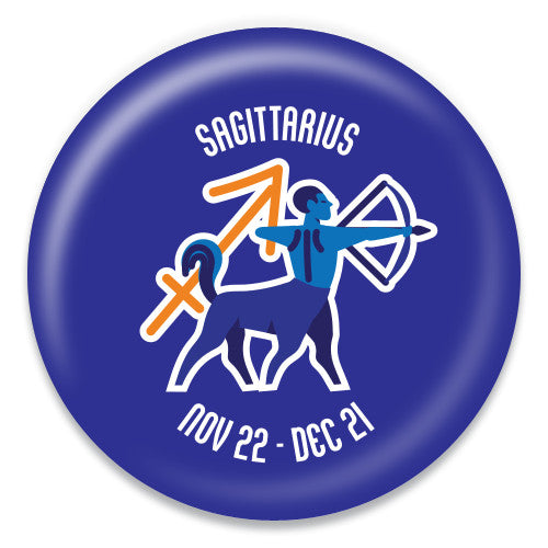 Sagittarius - Zodiac in Blue