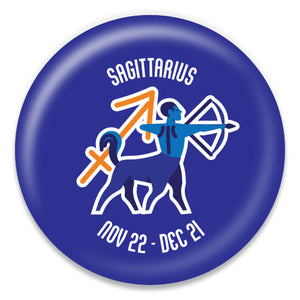 Sagittarius - Zodiac in Blue