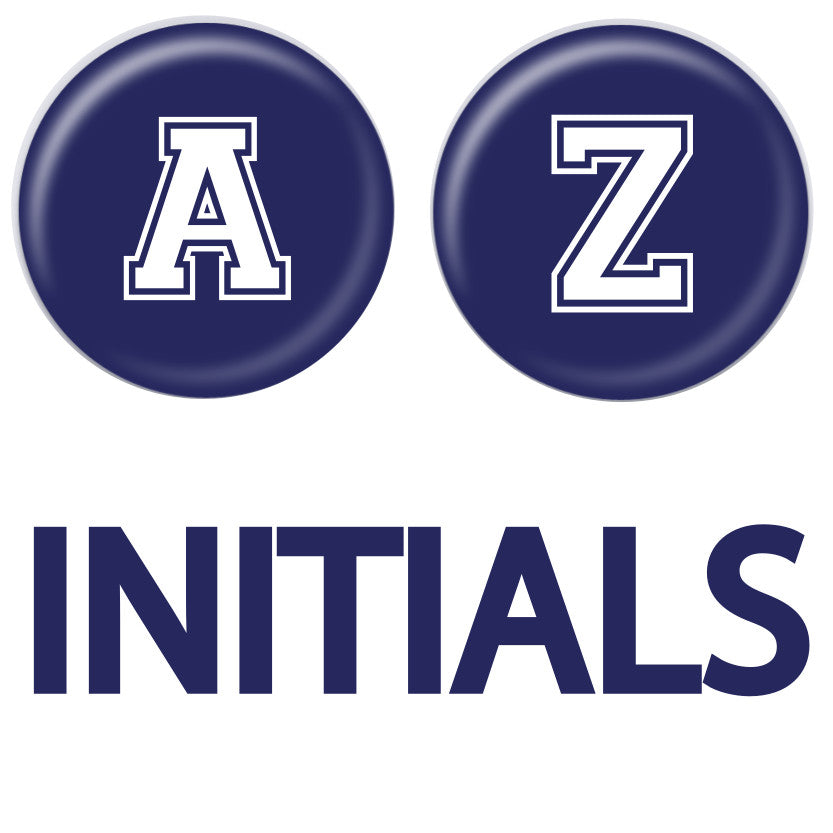 Initials - Collegiate Collection Blue - ChattySnaps