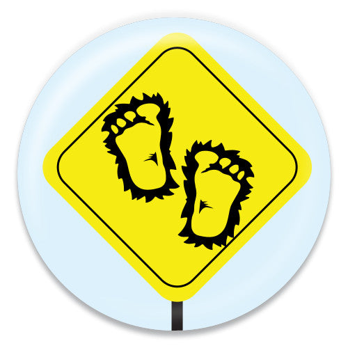 Bigfoot Yellow Sign