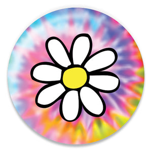 Daisy with Tie Dye Background
