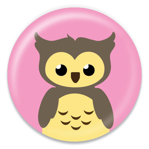 Owl on Pink