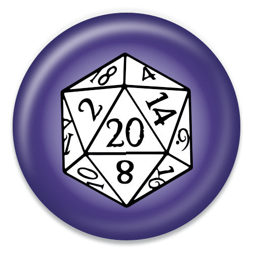 Rpg Dice on Purple